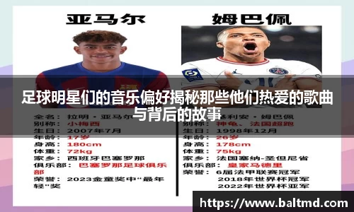 足球明星们的音乐偏好揭秘那些他们热爱的歌曲与背后的故事